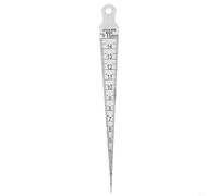 Besttoolifes Jauge d'épaisseur conique en acier inoxydable de 1 à 15 mm avec échelle gravée pour la mesure de précision du diamètre du trou et de l'alésage en atelier et à la maison (0,7 mm)