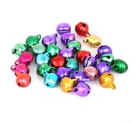 Besttoolifes Jingle Bells Fournitures artisanales, pendentifs en fer pour décorations de Noël, cloches en métal pour travaux manuels, petites clochettes galvanisées résistantes à la rouille, fête de