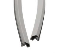 Besttoolifes Joint de cadre de porte en caoutchouc de 5 m x 10 mm pour fenêtres et portes, isole contre les courants d'air, le bruit, la poussière, l'humidité, le vent, le froid - Blanc, noir, marron