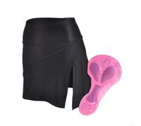 Besttoolifes Jupe de vélo de route avec poche zippée pour rangement de | Poche latérale zippée, s'adapte à un téléphone de 17 cm, rangement sécurisé, facile d'accès tout en conduisant