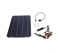 Besttoolifes Kit de chargeur de panneau solaire 30 W 12 V avec conversion haute efficacité et étanchéité IP65 pour entretien de batterie de voiture, bateau, camping-car et moto (40 cm x 50 cm)