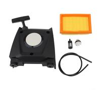 Besttoolifes Kit de démarrage et filtre à air pour souffleurs de sac à dos BR800 BR800X Pièce de rechange 4283 190 4001 avec ampoule d'amorçage, filtre de conduite de carburant et filtre à air