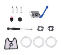 Besttoolifes Kit de mise au point de carburateur avec filtres de conduite de carburant et joints pour Husqvarna 125B 125BX 125BVX pour souffleur de feuilles de rechange pour filtre à air Zama C1Q-W37