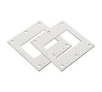 Besttoolifes Kit de nettoyage de joint en fibre céramique compatible avec les échangeurs de chaleur Haas+ Sohn 4.17, 5.17, 4.19, 5.19, HSP1-2, 12 cm x 0,5 cm, 2 pièces, blanc