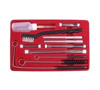 Besttoolifes Kit de nettoyage de pulvérisation de 23 pièces avec étui de rangement, outils d'entretien multi-usages pour pistolets à peinture, HVLP, aérographes, comprend des brosses métalliques en