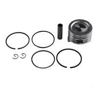 Besttoolifes Kit de piston et anneaux de tondeuse à gazon - Alésage standard de 60 mm pour moteur GX120 avec goupille de guidage et clips - Pièce de rechange 13101-ZH7-010