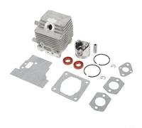 Besttoolifes Kit de reconstruction pour débroussailleuse FS85 FS85R FS85T FS85RX avec anneaux de piston cylindriques, circlips et joints pour réparation d'outils de jardin en plein air