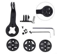 Besttoolifes Kit de support pour ordinateur de vélo Trek Bontrager Blendr - Support pour ordinateur de vélo Garmin - En alliage d'aluminium