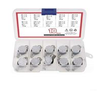 Besttoolifes KSD301 Lot de 10 interrupteurs de commande thermostatique 180/185 °C normalement fermé pour four à micro-ondes, cafetière, appareils de chauffage