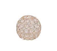 Besttoolifes Lampe de camping d'extérieur pour glamping, octogonale en métal pour couvercle de lampe en cristal avec design étoilé noir doré, lanterne d'ambiance décorative pour camping et (B)