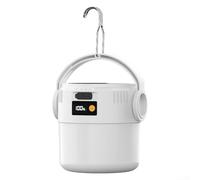 Besttoolifes Lampe de camping solaire rechargeable, lampe d'extérieur portable à double usage avec port de charge de type C, pour la randonnée, les marchés nocturnes, les ventes de rue