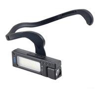 Besttoolifes Lampe frontale d'extérieur avec détecteur de mouvement, double lumières rouges et blanches et bandeau réglable pour une utilisation prolongée jusqu'à 12 heures (9058)