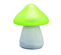 Besttoolifes Lampe solaire en forme de champignon en résine et plastique résistante aux intempéries - 14,5 x 12 cm - Décoration extérieure pour cour, terrasse et jardin (vert)