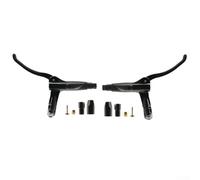 Besttoolifes Levier de frein hydraulique pour tube de 5 mm, en alliage d'aluminium pour vélo, poignée de frein à disque avec système rempli d'huile, compatible avec guidon de 22 mm, minéral (L + R)