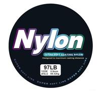 Besttoolifes Ligne de pêche 100 m résistante à l'usure - Principalement colorée pour l'eau salée pour la pêche à la ligne en nylon résistant 9 126,7 kg - Diamètres multiples 03509 mm (16)