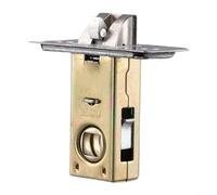 Besttoolifes Loquet de porte tubulaire à mortaiser en alliage de zinc - Levier à ressort fourche droite - Ouverture réversible pour porte gauche ou ayant pour loquet de porte avec boulon traversant