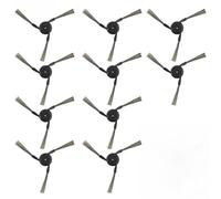 Besttoolifes Lot de 10 brosses latérales de rechange pour aspirateur robot Mova E40 Ultra, construction en plastique et nylon pour un nettoyage efficace des coins et des bords