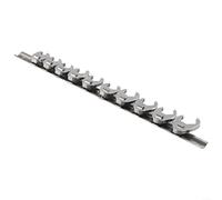 Besttoolifes Lot de 10 clés industrielles de 3/8", en acier au carbone chromé, têtes interchangeables en acier au carbone chromé, jeu de clés à molette pied de biche, pied de corneille, 2054
