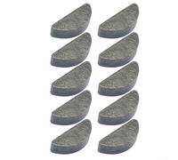 Besttoolifes Lot de 10 clés métriques circulaires Woodruff en acier au carbone pour manivelle de moteur, fixations de rainure de clavette et applications industrielles mécaniques, 3 x 12 mm