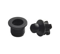 Besttoolifes Lot de 10 guides de grille de haut-parleur audio à faire soi-même - Boucles à boule en plastique - Kit d'installation d'armoire, centre de divertissement - Accessoires de réparation