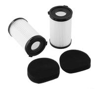 Besttoolifes Lot de 2 filtres réutilisables pour aspirateur, capture des particules à 99,97 %, faciles à nettoyer, noir et blanc, compatibles avec la série VA20, convient aux ménages sujets aux