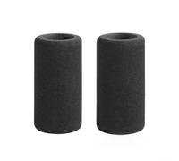 Besttoolifes Lot de 2 housses de cartouche de vélo, pour cylindres de 12 g et 16 g, étuis de protection en éponge pour éviter le gel pendant le gonflage, noir, lot de 2 (16 g)
