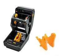 Besttoolifes Lot de 2 supports d'imprimante thermique réglables, compatibles avec Zebra ZD420D ZD620D, entretien de l'imprimante d'étiquettes