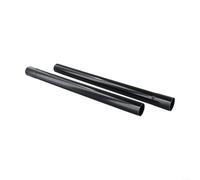 Besttoolifes Lot de 2 tubes d'extension d'aspiration en plastique ABS pour aspirateurs A2004, WD3 - 35 mm - Noir