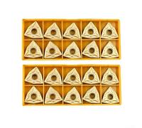 Besttoolifes Lot de 20 inserts de tournage en carbure WNMG080404-MA, WNMG431 pour porte-outils de tour CNC MWLNR, haute résistance à l'usure pour acier, fonte et métaux non ferreux