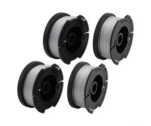 Besttoolifes Lot de 4 bobines de fil en nylon polyamide pour débroussailleuse - Diamètre : 1,65 mm - Diamètre : 9,14 m - Diamètre : 1,65 mm - Noyau ABS