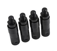Besttoolifes Lot de 4 connecteurs magnétiques pour alarme de touche Having Fishing - Filetage 3/8 - Alliage d'aluminium - Support de canne à pêche compatible avec la plupart des carpes