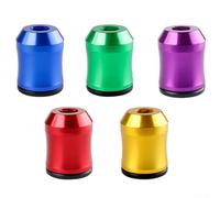 Besttoolifes Lot de 5 aimants de tournevis pour embouts de 6,35 mm, outil magnétique puissant et démagnétiseur en alliage d'aluminium pour embouts de tournevis électriques