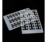 Besttoolifes Lot de 5 bouchons de bouillettes pour pêche à la carpe, pour granulés, viande, cheveux, compatible avec les bas de ligne de pêche, arrêts d'appâts réutilisables en plastique avec design