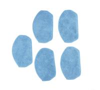 Besttoolifes Lot de 5 chiffons de nettoyage en microfibre pour aspirateur robot VCR04W avec 40 % de laine en plus, forte absorption d'eau, réutilisable, protection durable du sol