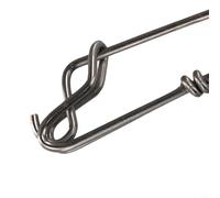 Besttoolifes Lot de 5 connecteurs pivotants en acier inoxydable pour pêche au thon - 1,8 x 60 mm / 2 x 80 mm / 2,6 x 100 mm, résistants de qualité marine