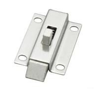 Besttoolifes Lot de 5 loquets de porte télescopiques en acier inoxydable 304 avec bouton poussoir pour portes, fenêtres, armoires, boîtes à outils, design anti-langue