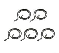 Besttoolifes Lot de 5 ressorts de poignée de porte en acier inoxydable compatibles avec les boutons de levier de porte droite et gauche (FMTB-MSA)