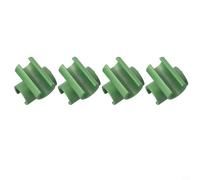 Besttoolifes Lot de 50 clips de fixation en plastique PP pour tiges de cadre de jardin, vert, compatibles avec poteaux de 11 mm/16 mm/20 mm, tomate et climat (16 mm)
