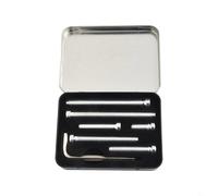 Besttoolifes Lot de 6 boulons de poids pour queue de billard pour vis de tailles de billard en métal avec plusieurs queues de billard 56,7 g/113,4 g/141,7 g/226,8 g/0,0 g/141,7 g avec