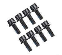 Besttoolifes Lot de 8 boulons d'étrier de frein hydraulique M6 x 18 mm pour vélo - Vis de montage de frein à disque pour cyclocross route pour frein à huile de vélo
