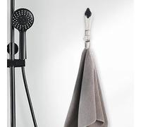 Besttoolifes Lot de 8 pinces porte-serviettes de cuisine en mélange de coton avec boucle en acier inoxydable sans perçage pour suspendre les torchons de salle de bain, économise de l'espace de
