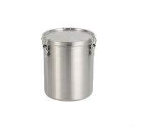 Besttoolifes Lot de boîtes de rangement hermétiques en acier inoxydable avec couvercle hermétique pour grains de café, thé, farine, sucre (520 ml)