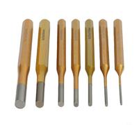 Besttoolifes Lot de poinçons à goupille de 2 à 10 mm, outils de poinçonnage robustes en alliage d'acier pour la réparation de montres et une utilisation industrielle, burin conique multi-outils