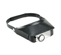 Besttoolifes Loupe de tête avec bandeau réglable - 1,5 x 3 x 9,5 x 11 x loupe interchangeable pour les mains - lecture et travail détaillé