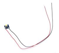 Besttoolifes Lumières LED 3528 pré-câblées blanc chaud pour phare de locomotive de chemin de fer, compatible avec l'échelle HO OO, 12-18 V CC/AC, longueur de fil de 20 cm