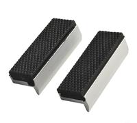Besttoolifes Mâchoires d'étau magnétiques souples en alliage d'aluminium avec design en forme de V pour bois, métal et plastique, protections multi-usages pour étau d'établi et (7,6 cm)
