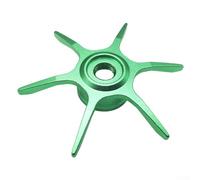 Besttoolifes Main droite vert avocat, pièce de rechange Star Brake pour moulinets de pêche en goutte d'eau série Max B3/B4/P3/P4/P5 - Alliage d'aluminium, 65 mm de diamètre, 6,5 g, système de frein