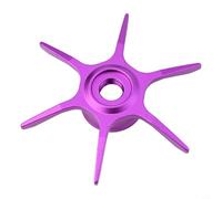 Besttoolifes Main droite violette, pièce de rechange Star Brake pour moulinets de pêche à gouttelettes d'eau Max Series B3/B4/P3/P4/P5 - Alliage d'aluminium, 65 mm de diamètre, 6,5 g, système de frein