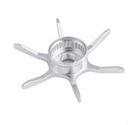 Besttoolifes Main gauche argentée, pièce de rechange Star Brake pour moulinets de pêche à gouttelettes d'eau Max Series B3/B4/P3/P4/P5 - Alliage d'aluminium, 65 mm de diamètre, 6,5 g, système de frein