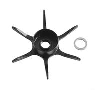 Besttoolifes Main gauche noire, pièce de rechange Star Brake pour moulinets de pêche à gouttelettes d'eau Max Series B3/B4/P3/P4/P5 - Alliage d'aluminium, 65 mm de diamètre, 6,5 g, système de frein